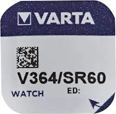 Varta Watch V 364 Uhrenzelle SR621 SW V364 (SR60) Silber-...