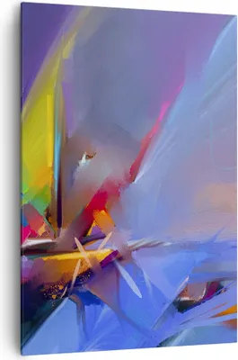 Produktbild von Bild auf Leinwand - Leinwandbild - Einteilig - Abstraktion modern - 70x100cm - Wand Bild - Wanddeko - Wandbilder - Leinwanddruck - Wanddekoration - Leinwand bilder - Wandbild - PA70x100-4030
