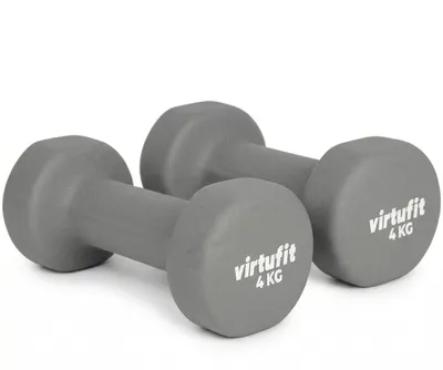 Zdjęcie produktu dla VirtuFit Vinyl Dumbbell Set Pro 2 x 4 kg