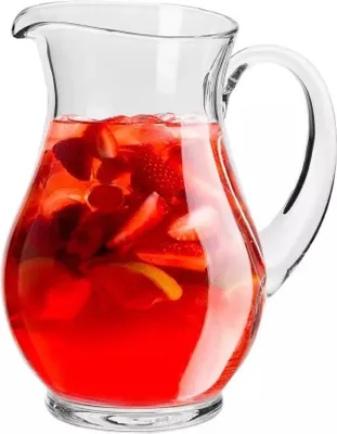 Produktbild von KROSNO Elite Wasserkrug Glaskrug, 1500 ml, Handgemacht