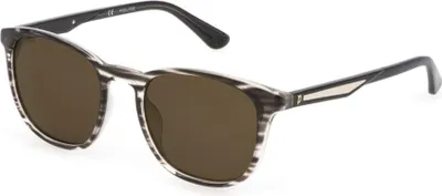 Produktbild von Police SPLF18E Striped grey 53/20/145 Herren Sonnenbrillen