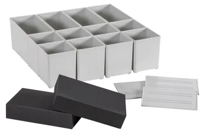 Produktbild von STIER Systainer T-LOC Einsatzboxen-Set, kompatibel mit Festool/Tanos/Bott/Lamello