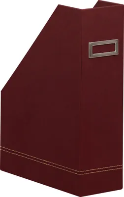 Zdjęcie produktu dla RHODIA teczka na czasopisma ze sztucznej skóry DIN A4 czerwone wino