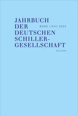 Produktbild von Jahrbuch der Deutschen Schillergesellschaft