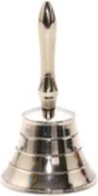Produktbild von Elegante verchromte Glocke 110x60mm – Perfekte Tischglocke & Rufglocke für stilvolle Akzente, 1 Stück Chrom