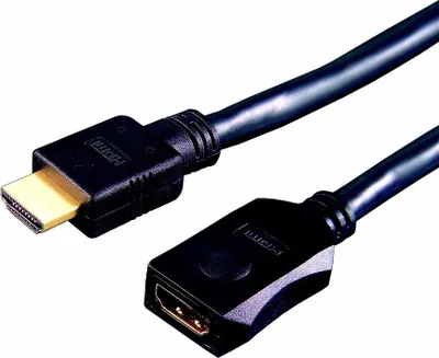 Obrázok produktu pre e+p HDMV 402, 2 m, Typ HDMI (štandard), Typ HDMI (štandard), 3D kompatibilita, 0,1 Gbit/s, Čierna