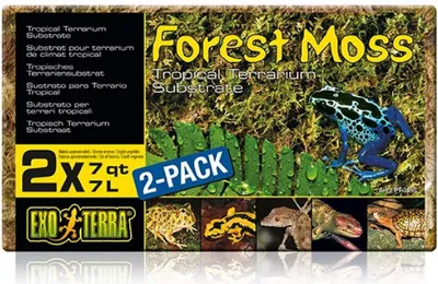 Immagine prodotto di Substrato per terrari Exo Terra Tropical Forest Moss 7l 2 unità Golden Golden Taglia unica