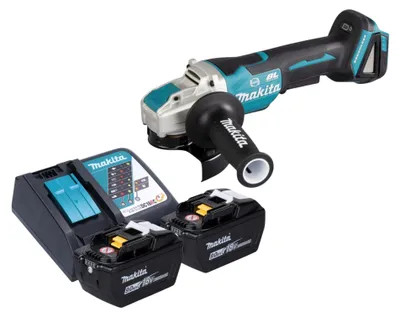 Image de Makita DGA 520 ZX1 Meuleuse d'angle sans fil 18 V 125 mm X-LOCK Brushless Solo - sans batterie, sans chargeur