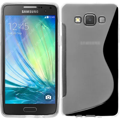 Produktbild von PhoneNatic Case kompatibel mit Samsung Galaxy A5 (A500) - clear Silikon Hülle S-Style + 2 Schutzfolien