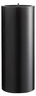 Image de Engels, bougie pilier originale, paraffin, noire, diamètre 8 cm, hauteur 20 cm, référence : 62000820088