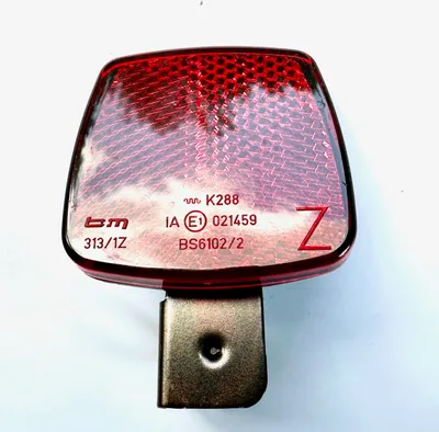 Obrázok produktu pre Busch und Müller E1 Reflektor / Reflektor, červený StVZO