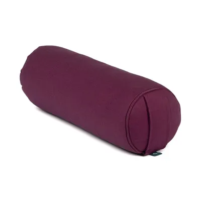 Produktbild von Yoga MINI BOLSTER ECO (Nackenrolle) Buchweizenschalen aubergine