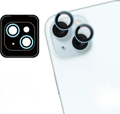 Image de imoshion 2 Pack Camera lens protector voor de Apple iPhone 15 / 15 Plus - Blue