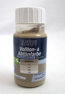 Produktbild von Voll- und Abtönfarbe Sandstein 125 ml