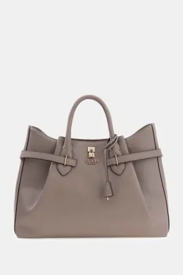 Produktbild von Guess Yesba Saffiano Dark Taupe 29 x 37 x 12
