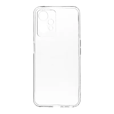 A clear, studio shot of a transparent phone case on a white background.