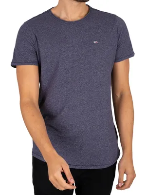 Produktbild von Tommy Jeans Herren Schlankes Jaspe-T-Shirt, Blau M