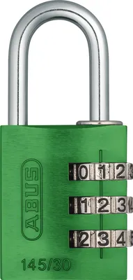 Produktbild von ABUS Zahlenschloss 145/30 in grün