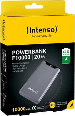 Productafbeelding van Intenso 7332034 Intenso F10000 Powerbank 10.000 mAh grau