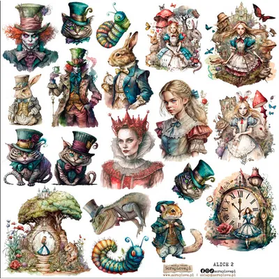 Immagine prodotto di ADESIVI Decorativi - ScrapLove - Alice 2