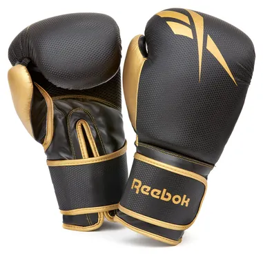 Produktbild von Reebok Boxhandschuhe gold/schwarz 14oz