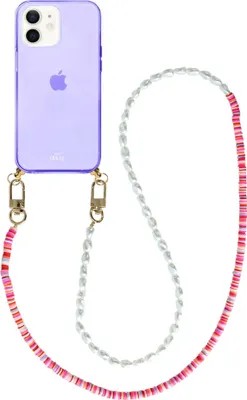 Produktbild von Island Girl Cord Hülle Purple - Long Cord  - Kompatibel mit iPhone 12