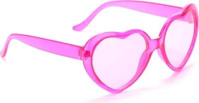 Immagine prodotto di Occhiali da festa a cuore occhiali divertenti rosa - taglia unica