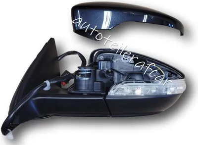 Produktbild von Außenspiegel Spiegel links elektrisch für Für VW PASSAT B7 2010 - 15 schwarz LC9Z
