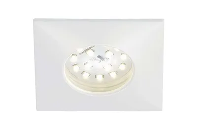 Produktbild von Briloner LED Einbauleuchte eckig Weiß starr IP44 5W Modul 400lm warmweiß 3000K 110°