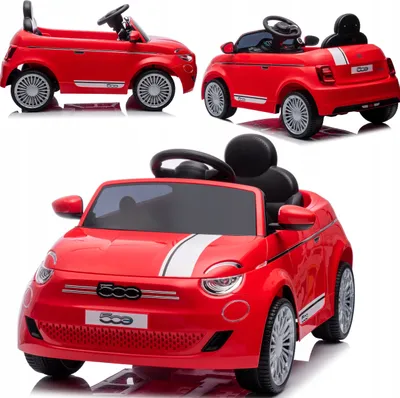 Obrázok produktu pre COIL jazdiace auto, jazdiace auto, detské vozidlo Fiat 500, detské auto, motor: 30W, LED, hudba, od 3 rokov