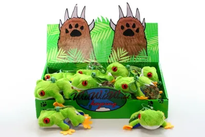 Obrázok produktu pre Plyšový prívesok na kľúče Frog