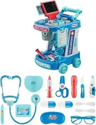 Produktbild von Bavytoy Medizinischer Wagen mit Defibrillator