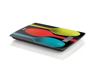 Produktbild von Laica KS1035 Elektronische Küchenwaage 5kg Gehärtetes Glas Mehrfarbig LCD Touch