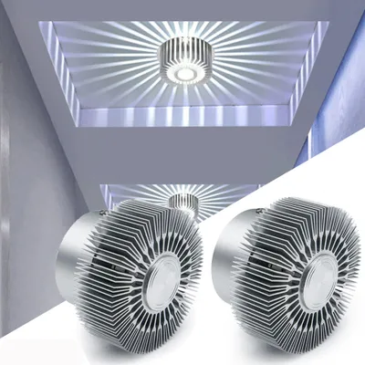 Produktbild von 2 Stück 3W LED Kaltweiß Deckenlicht Panel Einbaustrahler Deckenleuchte Strahler Einbauleuchte