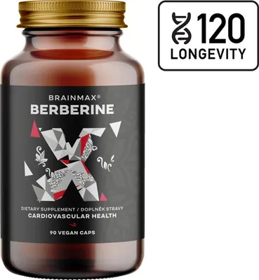Obrázok produktu pre BrainMax Berberín 500 mg, 90 rastlinných kapsúl