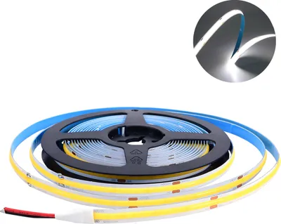 Produktbild von 4M COB LED Streifen 12V Kaltweiß 224LEDs/m Lichtband Lichtleiste für Schlafzimmer Küche Home Innen Deko