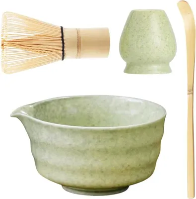 Produktbild von Keramisches Matcha-Set mit Schälchen und Zubehör für die Teezermonie