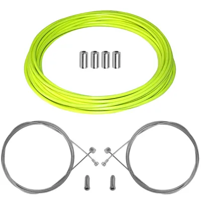 Produktbild von Fahrrad bremszug set bremszughülle bowdenzug fahrradbremszug bremskabel gelb