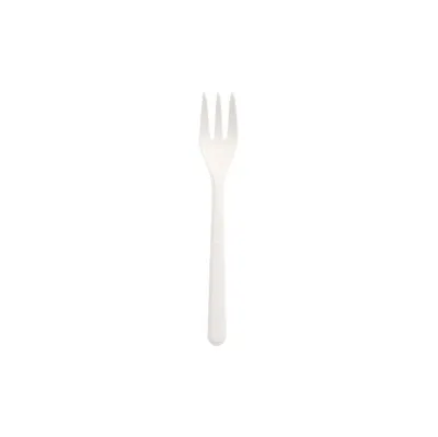 Produktbild von Snackgabel wiederverwendbar mit modernen 130 mm 50 Stück Weiß