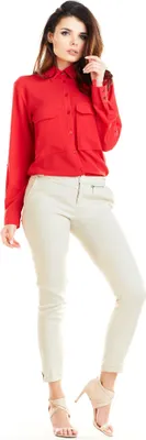 Productafbeelding van Infinite You, dameshemd met lange mouwen, kleur: Angel rood, maat: S
