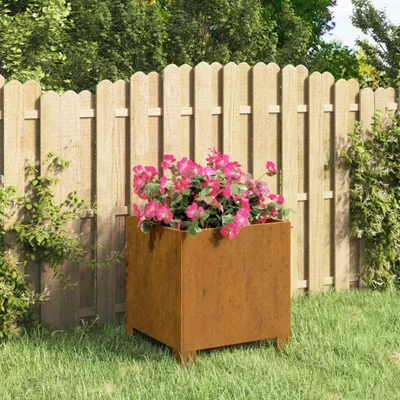 Produktbild von Möbel Pflanzkübel mit Beinen Rostig 32x30x33 cm Cortenstahl - Beete 823678