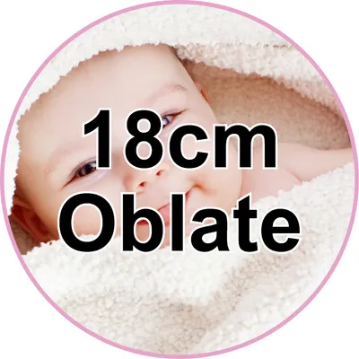 Produktbild von Tortenaufleger individuell - rund 18cm Oblate