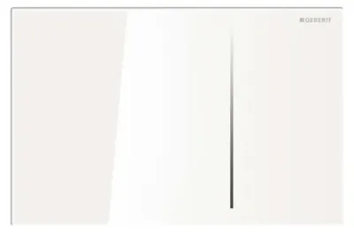Obrázek produktu pro Geberit Sigma70 - Ovládací tlačítko splachování, sklo/bílá 115.625.SI.1