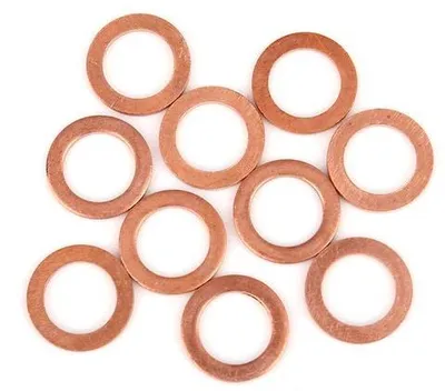 Zdjęcie produktu dla Miedziany pierścień uszczelniający 12 x 18 x 1,5 mm, wysokiej jakości, do samochodu