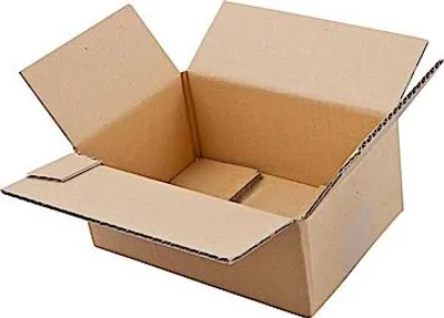 Produktbild von Wellpapp-Faltkartons 1-wellig braun 22,5 x 16,0 x 10,2 cm Außenmaß 1 Stück