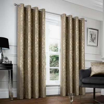 Produktbild von Verdunkelungsrollos mit Golddruck, Set aus 2 Stück, 140 x 245 cm