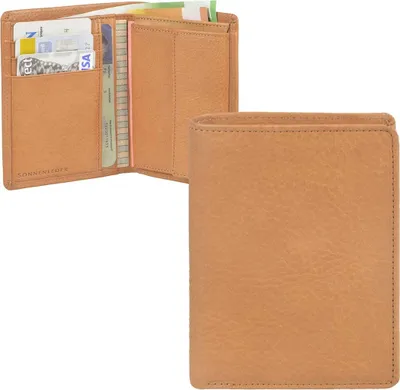 Produktbild von Sonnenleder Geldbörse Leder Hochformat Herren Damen Portemonnaie Geldbeutel WESER R natur braun 822-308-01