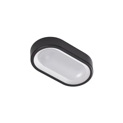Produktbild von Lindby LED-Außendeckenleuchte Niniel, schwarz, 24 x 14 cm
