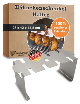 Produktbild von Hähnchen-Schenkelhalter Grill Edelstahl