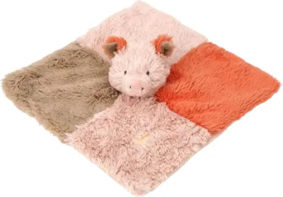Productafbeelding van Happy Horse Knuffeldoek Varkentje Puck, 24 cm - roze, ideaal als babycadeau